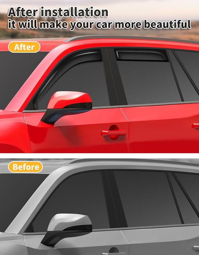 in-Channel Window Rain Guards Fit - Image 5