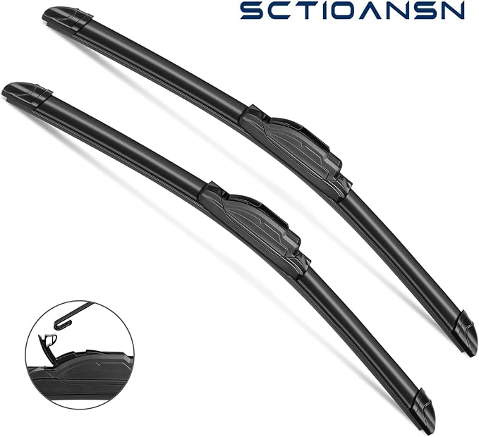 3 Wipers Set for Ford Flex 2009-2019, Windshield Wiper Blades Original - Image 2