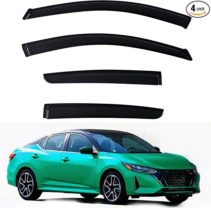 Window Visors Rain Guards fits 2020-2025 Sentra, Out-Channel Window Wind by Unknown