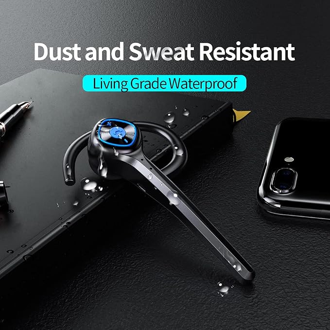 IHAO Wireless Bluetooth Earpiece Headphone Dual Noise Cancelling Mic Painless - Image 5