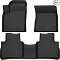 Floor Mats Fit for 2021-2024 2025 Nissan Rogue, Custom Fit TPE All Weather by FETUSI