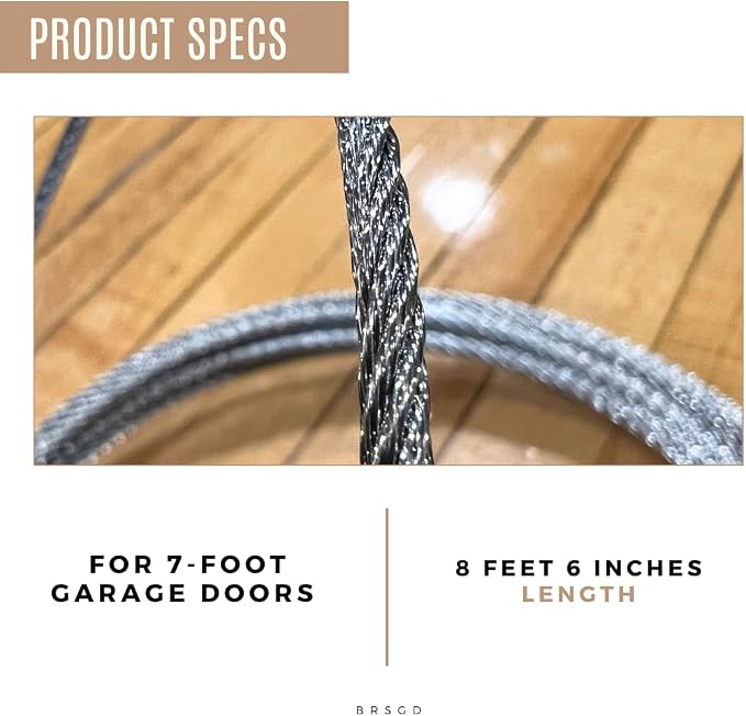 Torsion Cable 7 Foot 1/8" Thick - Image 4