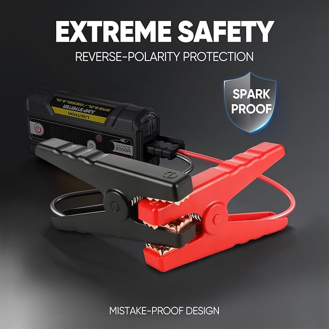 J400 Jump Starter with ConnectMax Tech, 2000A 12V Battery Jumper Starter - Image 4