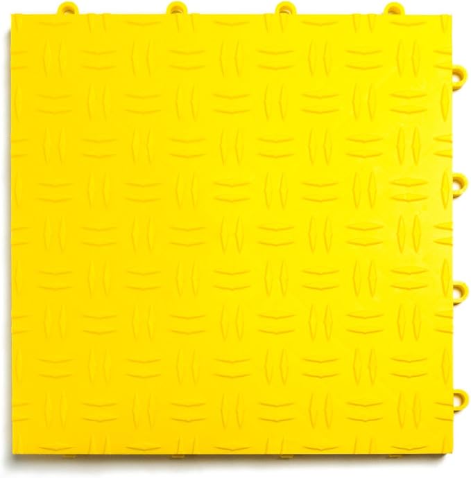 Big Floors GarageTrac Diamond, Interlocking Non-Slip Garage Flooring Tile by BigFloors