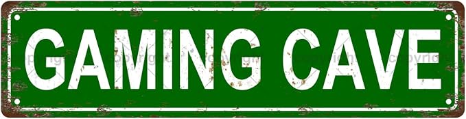 GAMING CAVE Space Vintage Metal Tin Sign, Street Sign, Home Decor, Room Decor by Unknown
