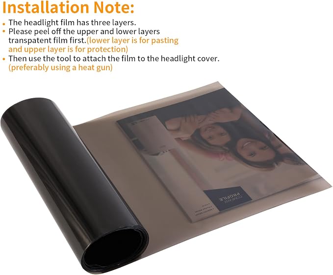 Car Headlight Taillight Tint Film - Image 6
