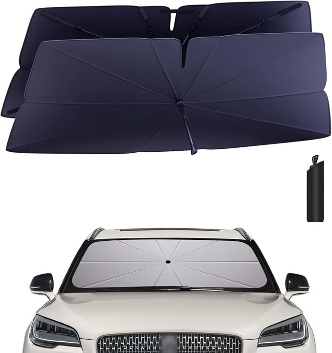 Windshield Sun Shade Umbrella for 2020-2025 Lincoln Aviator Accessories: Custom by HIMUMOY