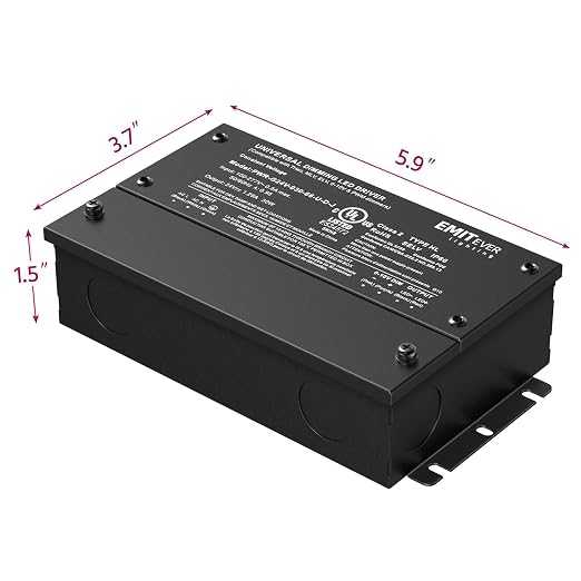 EMITEVER 30W Dimmable LED Driver, 24V Triac Dimmable Power Supply, AC to DC - Image 3
