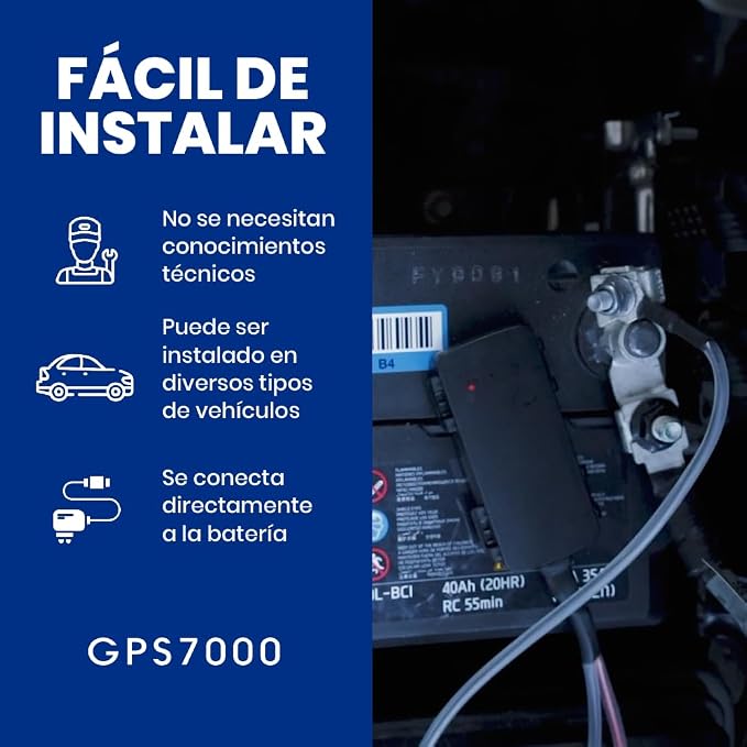 GPS7000-4G Hidden GPS Tracker for Vehicles | 2 Years of Service Included | Easy - Image 6