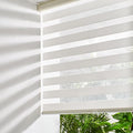Persilux Cordless Zebra Blinds for Windows Free-Stop Roller Windows Shades Dual by PersiluxHome