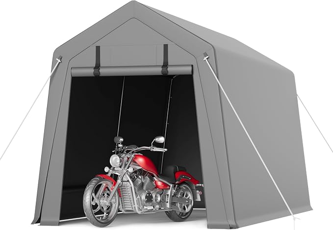 7 x 15 ft Carport Storage Shed, Portable Garage by GarveeLife