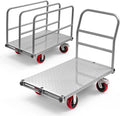 2IN1 Steel Panel Truck Cart, Lumber Cart Drywall Dolly，2500LBS Heavy Duty by PHEXOD