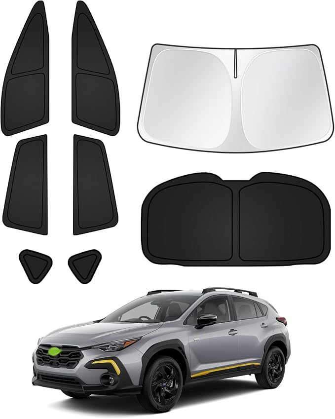 Sunshades for Subaru Crosstrek 2024 2025 2026 Accessories Windshield Sun Shade by Canvcle