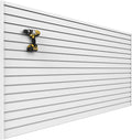 3'H x 4'W Slatwall Panel Garage Wall Organizer: Heavy Duty Wall Mounted PVC by DLDIRECT