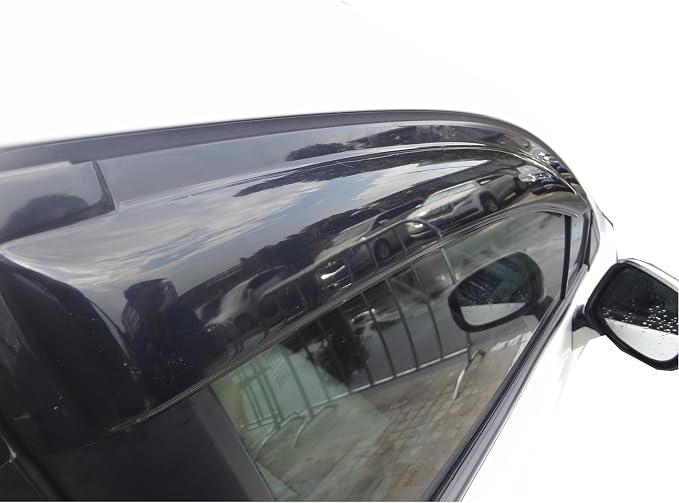 2pc 3D Sun Rain Guard Window Visor Wind Deflector Compatible - Image 3