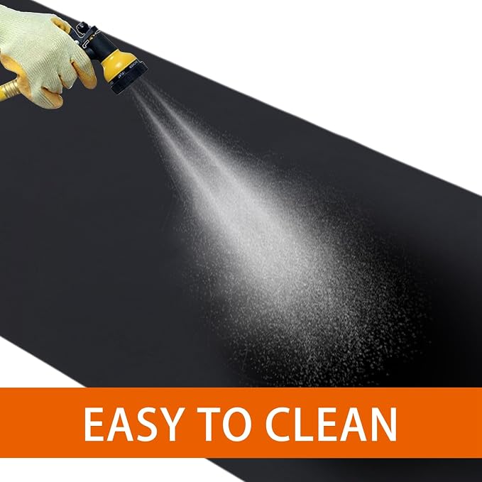 Motorcycle Mat 98 x 31 Inch Garage Floor Rug Washable Parking Mats - Image 4