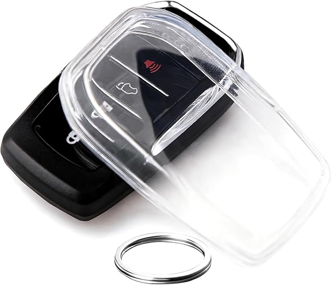 OLLEN Clear TPU Key Fob Cover, Fit by OLLEN