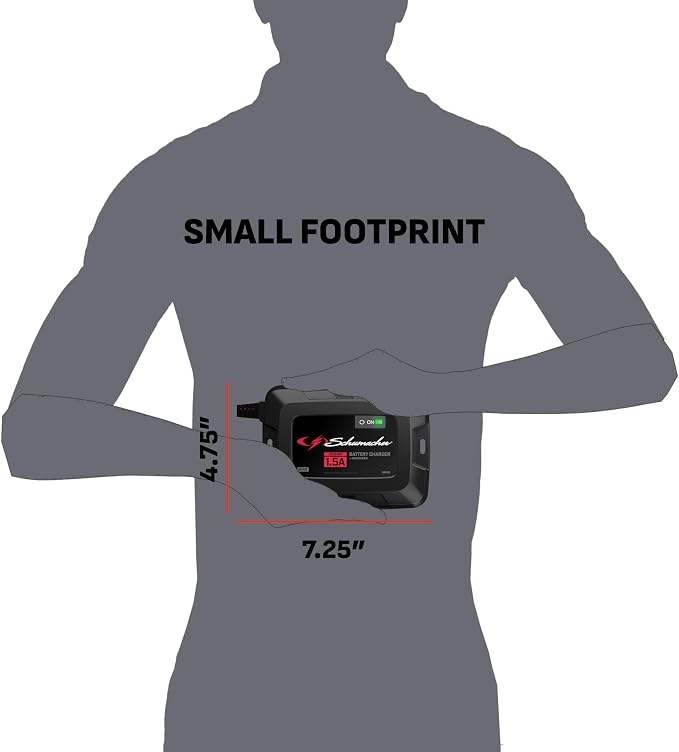 Schumacher Electric On-Board Battery Charger and Maintainer, 1.5 Amps, 6 Volt - Image 7
