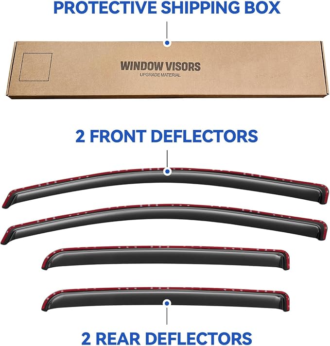 in-Channel Window Visors Rain Guards - Image 6