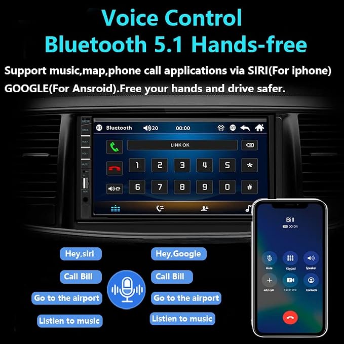 Naifay Car Stereo Double Din Radio - Image 3