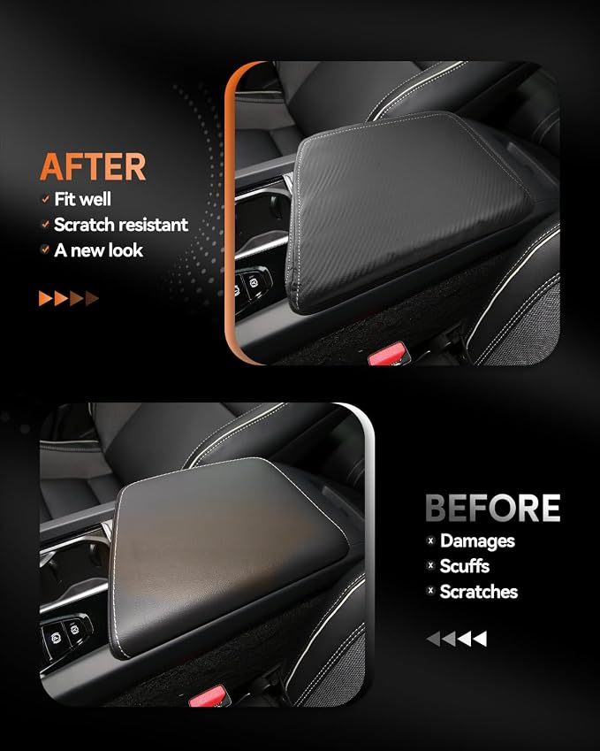 CDEFG for Volvo XC60 2018-2025 Center Console Cover Armrest Box Cover for XC60 - Image 3