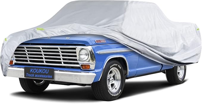 KouKou Truck Cover Waterproof All Weather, 6 Layers Full Pickup Cover, by focusonqualityservicehear
