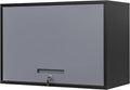 Yizosh Metal Wall Cabinet with Doors and Shelves, Wall Mounted Storage Cabinet by Yizosh