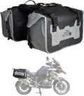 Motorcycle Saddle Bags Tail Bag, 30L Roll-top Waterproof Motor Detachable Side by TACXMOTORRAD