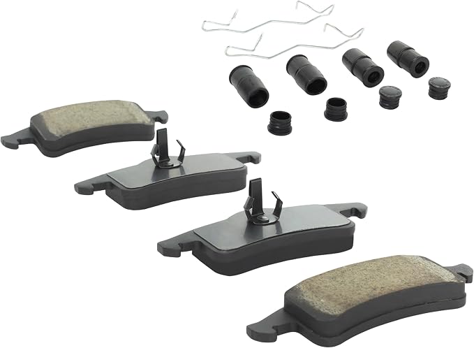 Premium Semi-Metallic Rear Brake Pads Compatible - Image 2