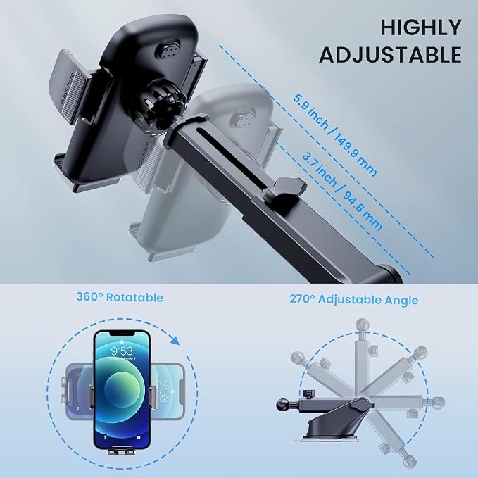 Phone Holders for Your Car Automobile Cell Phone Holder Car Mount for iPhone - Image 4