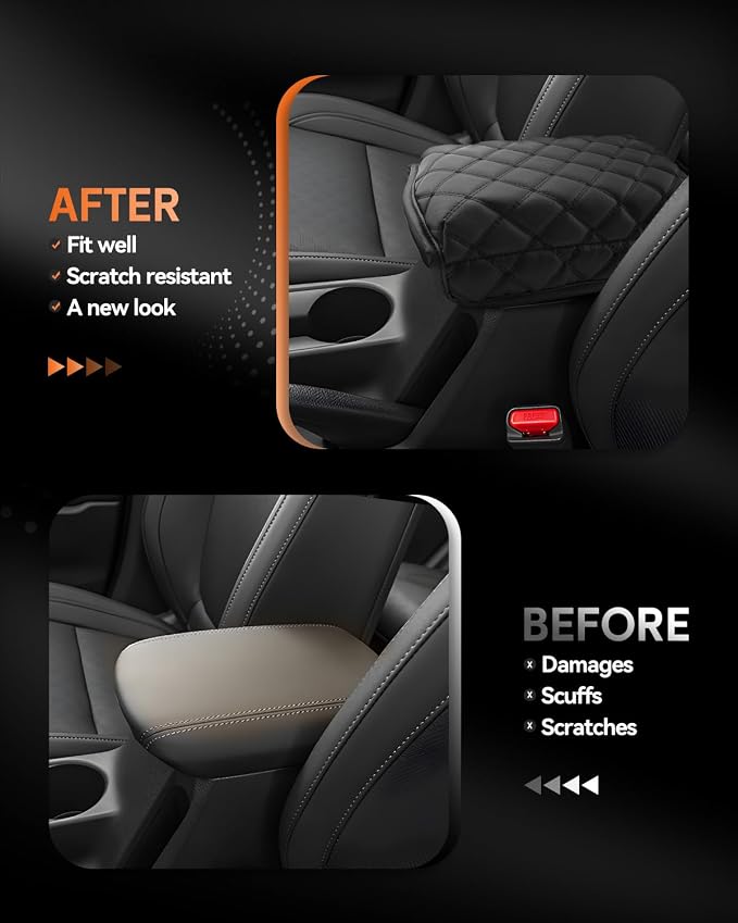 CDEFG for Kia Seltos 2021-2025 Center Console Cover Armrest Box Cover for 2021 - Image 3