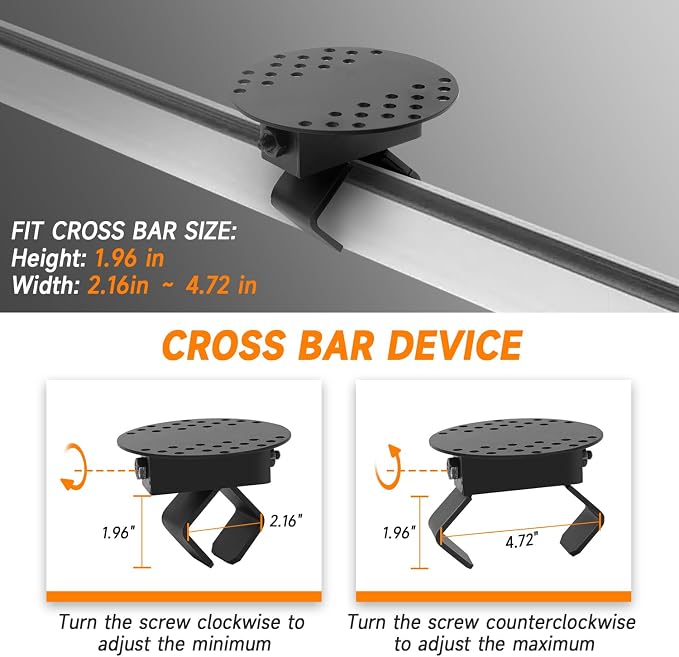 NIHAO 50"x36"x5" Heavy Duty Roof Rack Cargo Carrier, Universal Car Top Luggage - Image 2