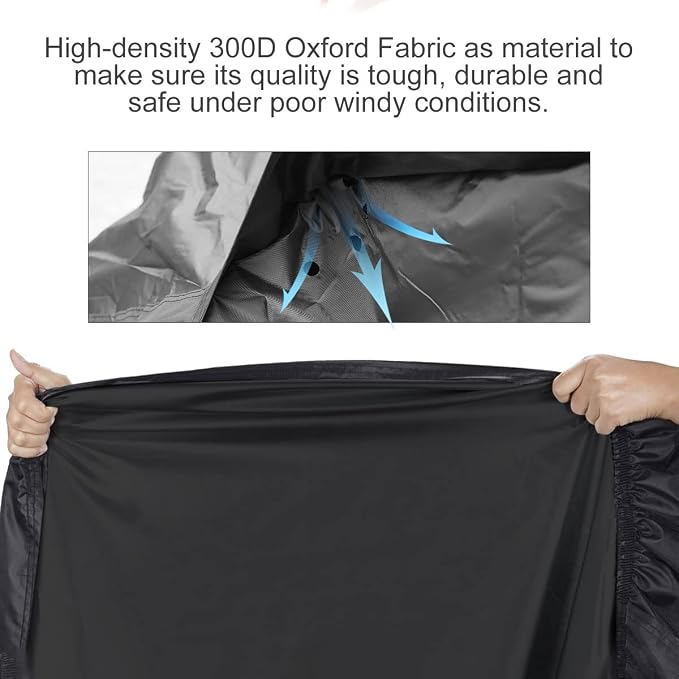 420D Motorcycle Cover for Harley Davidson Touring Models Road King, Road Glide - Image 2
