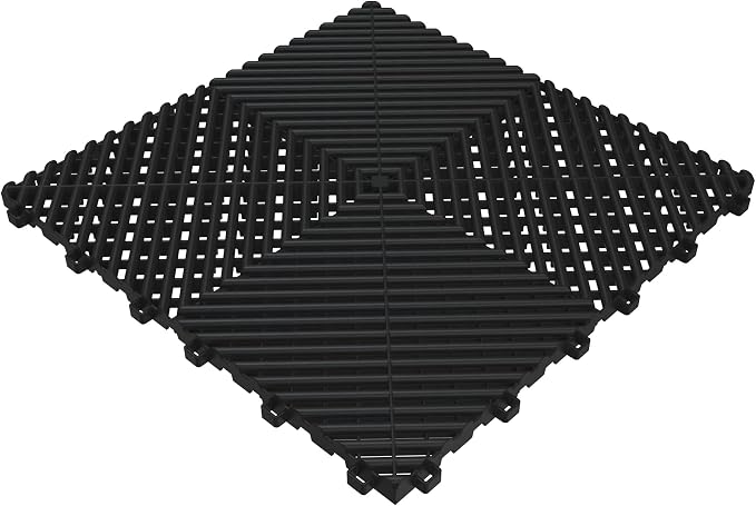 Durable Polypropylene Interlocking Modular Garage Floor Tiles, Versatile by Unknown