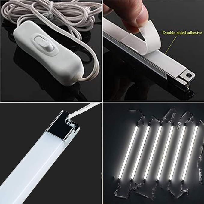 Led Light Strips Kit, 12’’ Linkable Light Bars + Rocker Switch + UL Power - Image 9