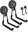 3-H Heavy Duty Magnet Garage Hooks 2 Pack, Extra Large Strong Magnetic Hooks by 3-H
