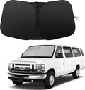Front Windshield Sunshade fit for Ford Econoline E-Series Van 1992-2025 & by GZSH
