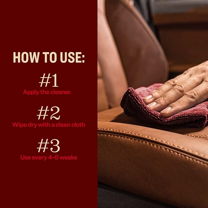 Tanner's Preserve Leather Cleaner, Cleans & Restores Finished Leather, Use - Image 3