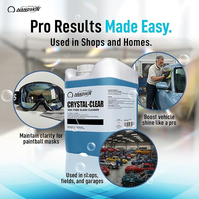 Nanoskin CRYSTAL-CLEAR VOC-Free Glass Cleaner 16 oz - Image 6