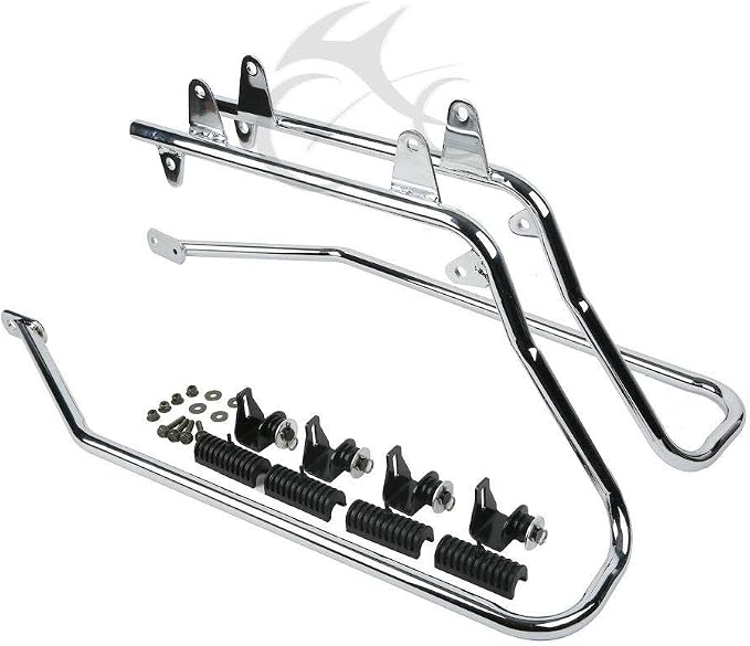 XFMT Hard Saddlebags + Chrome Conversion Brackets Compatible - Image 8