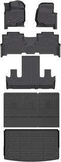 Wayhigh-All Weather Floor Mats and Cargo Mat Set Fit by Wayhigh