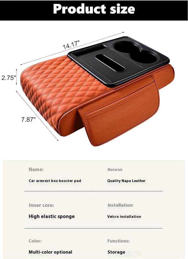 5-In-1 Center Console Cover Organizer - Image 5