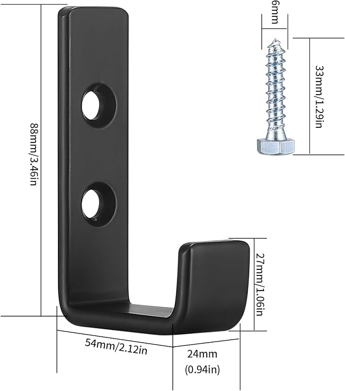 Heavy Duty Garage Hooks for Hanging, J Utility Hooks for Extension Cord Tool - Image 2