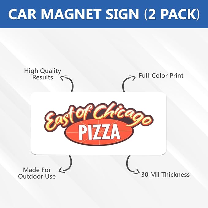 Custom Car Magnet Signs for Businesses 2 pk - Image 3
