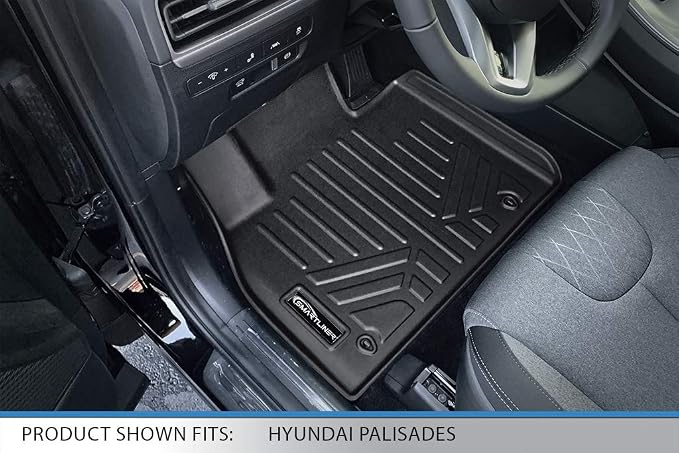 SMARTLINER All Weather Custom Fit Floor Mats 2 Row Liner Set Compatible - Image 2