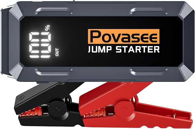 4000A Jump Starter 12V Battery Jumper Starter, Car Battery Jump Starter by PovaseeDirect