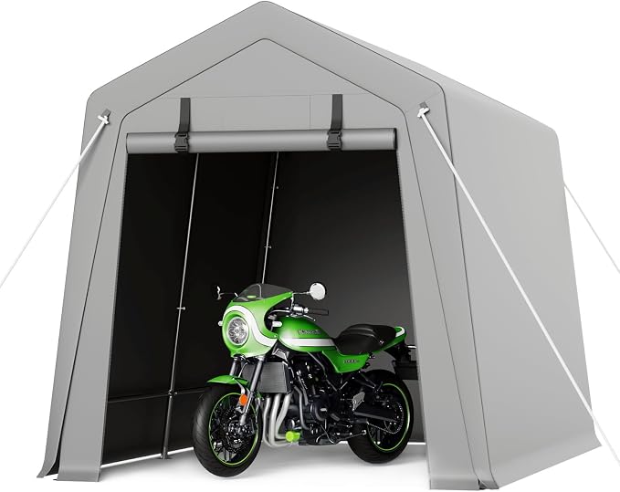 7 x 10 ft Carport Storage Shed, Portable Garage by GarveeLife