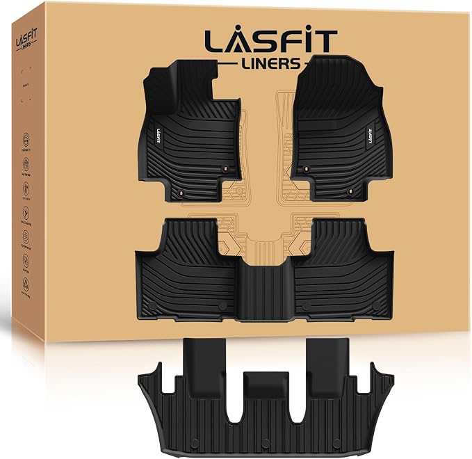 LASFIT Floor Mats for Toyota Grand Highlander 2024-2025 & for Lexus TX350 2024 by LASFIT