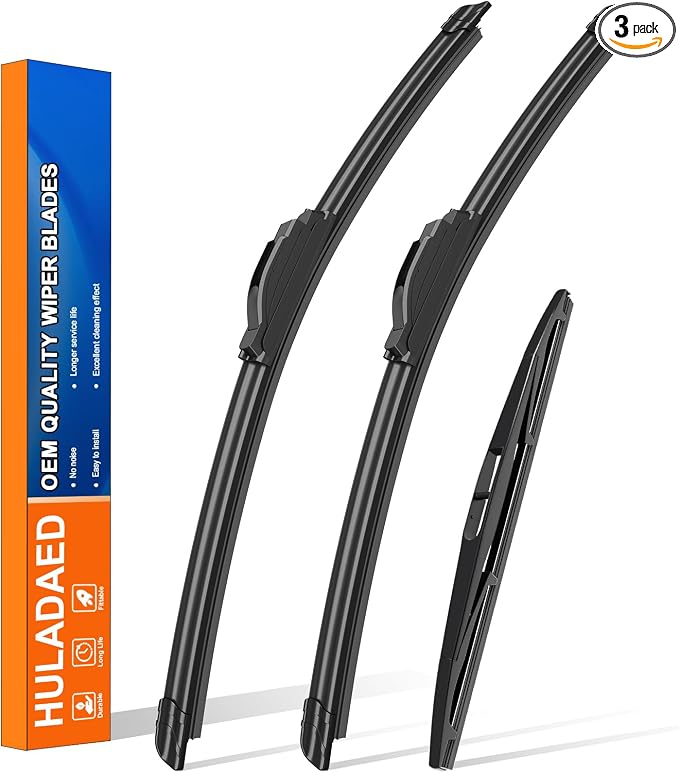 HULADAED® 26'' 17'' 12'' Windshield Wipers Replacement by HULADAED