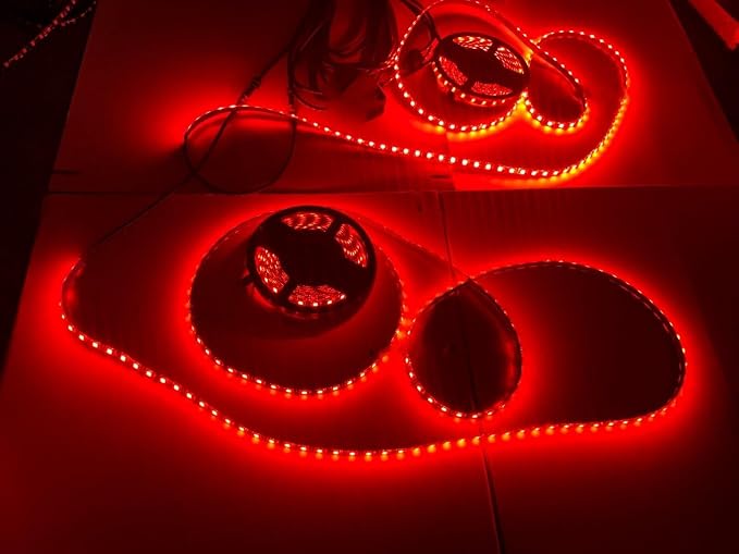 Black Out Full Tinted Smoked LEDs x4PCS 2FT 24" 60CM RGB Dream Color Chasing - Image 7